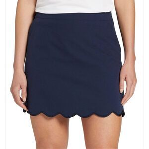 Walter Hagen Scallop Golf Skort dark navy size 4 NWT